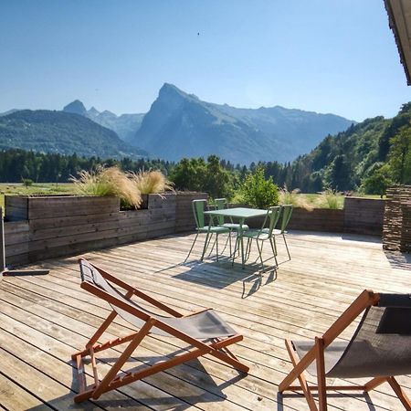 Duplex 2 Chambres Avec Grande Terrasse, Animaux Acceptes, A Samoens - Fr-1-642-77 Eksteriør billede