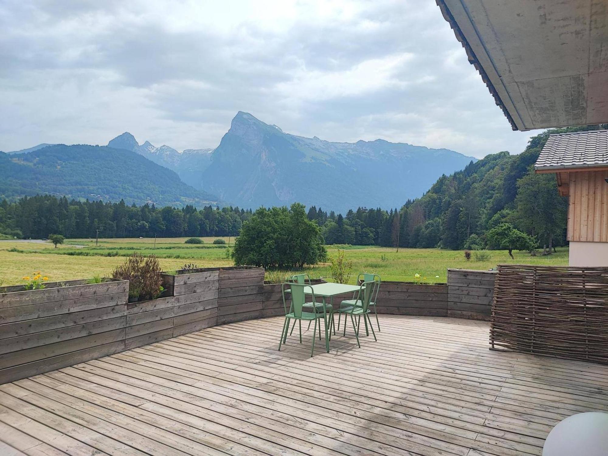 Duplex 2 Chambres Avec Grande Terrasse, Animaux Acceptes, A Samoens - Fr-1-642-77 Eksteriør billede