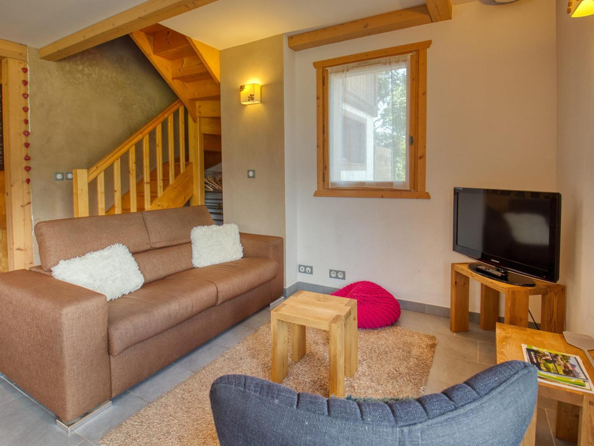 Duplex 2 Chambres Avec Grande Terrasse, Animaux Acceptes, A Samoens - Fr-1-642-77 Eksteriør billede