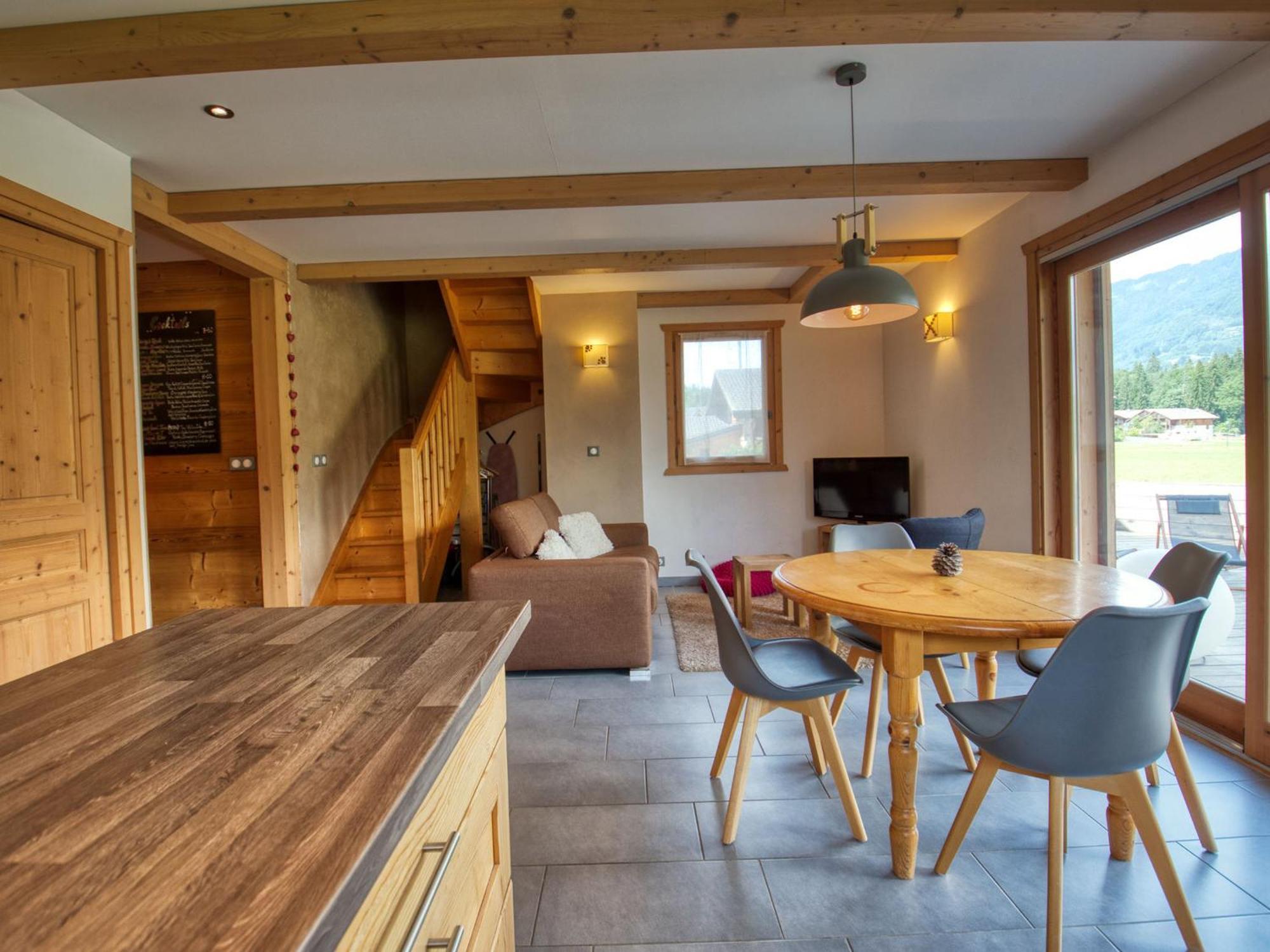 Duplex 2 Chambres Avec Grande Terrasse, Animaux Acceptes, A Samoens - Fr-1-642-77 Eksteriør billede