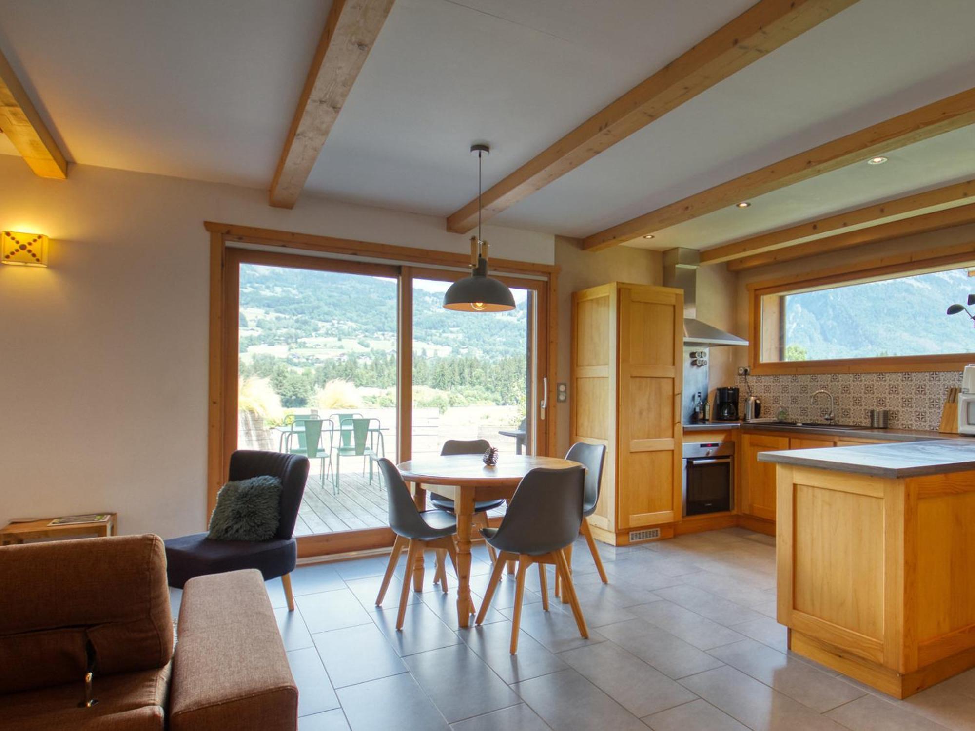 Duplex 2 Chambres Avec Grande Terrasse, Animaux Acceptes, A Samoens - Fr-1-642-77 Eksteriør billede