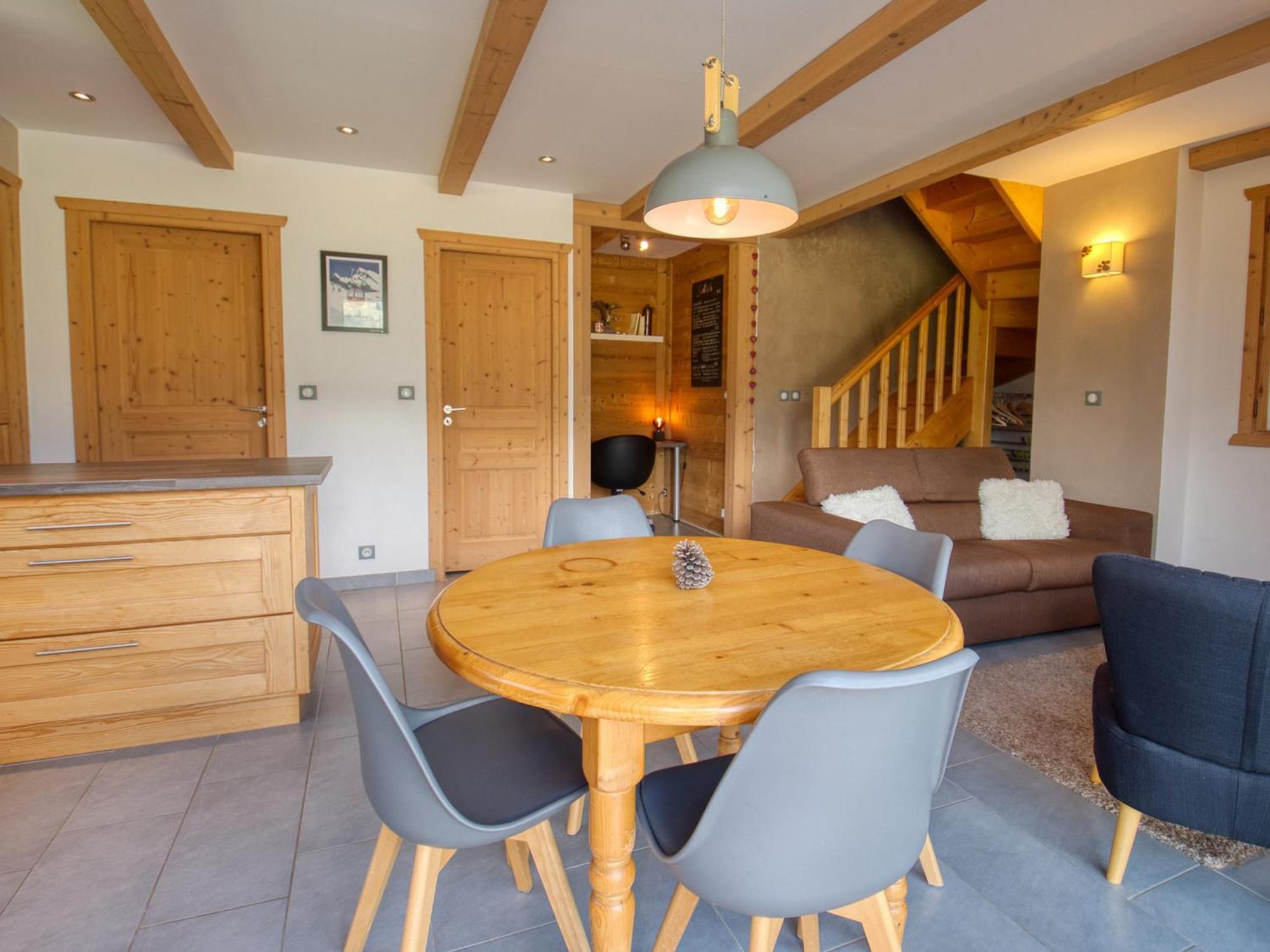 Duplex 2 Chambres Avec Grande Terrasse, Animaux Acceptes, A Samoens - Fr-1-642-77 Eksteriør billede