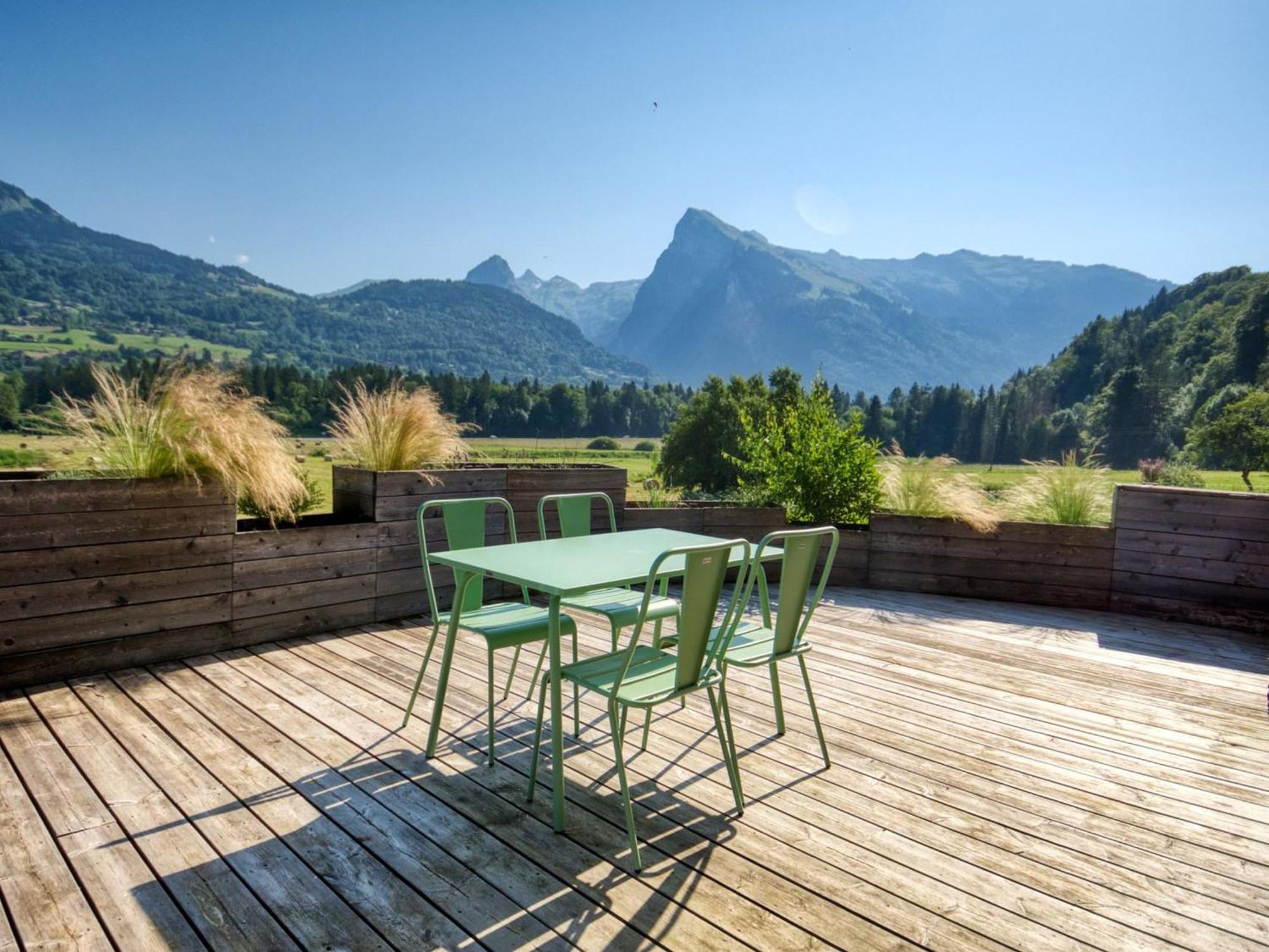 Duplex 2 Chambres Avec Grande Terrasse, Animaux Acceptes, A Samoens - Fr-1-642-77 Eksteriør billede